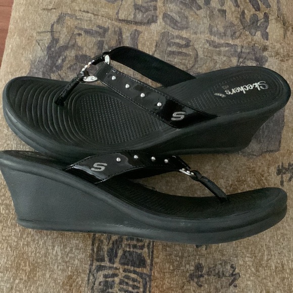 Skechers CALI woman’s thong sandals size 8 - Picture 4 of 10